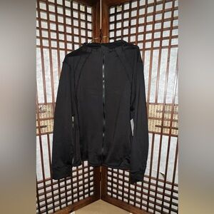 Elegant Women's Black Bomber Jacket